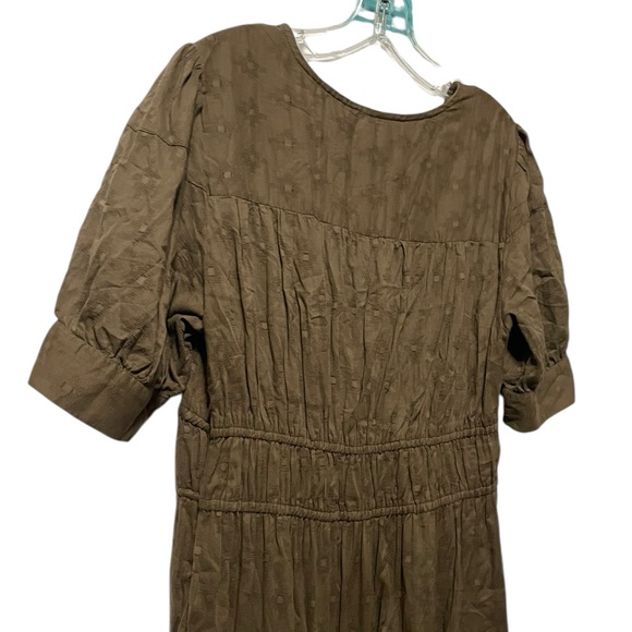 Anthropologie BOHO Tiered&True brown Maxi Dress SZ M cottagecore  prairie - Picture 11 of 16